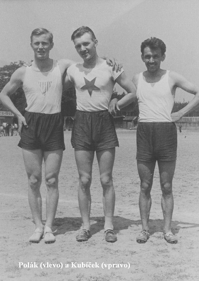 1936: Polák (vlevo) a Kubíček (vpravo)