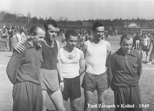 1949: Emil Zátopek v Kolíně